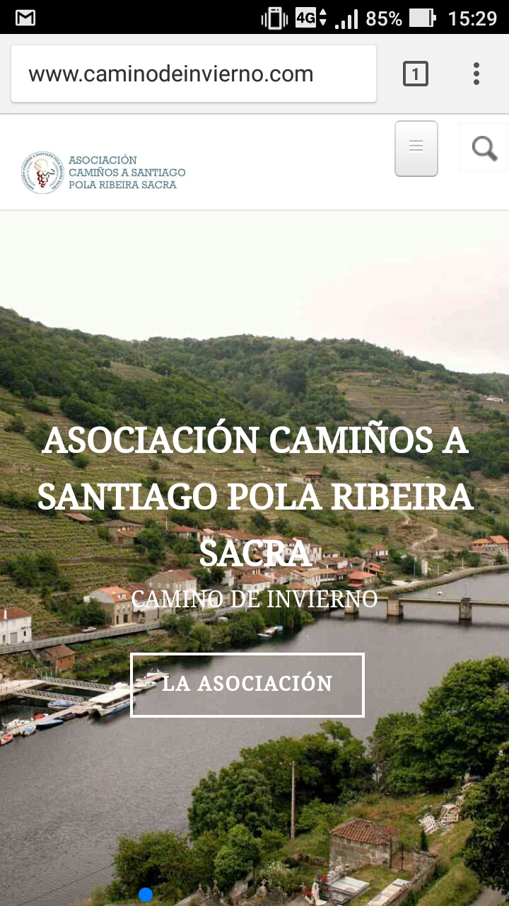 Presentación de la nueva web:www.caminodeinvierno.com de la Asociación del Camino de Invierno por Ribeira Sacra